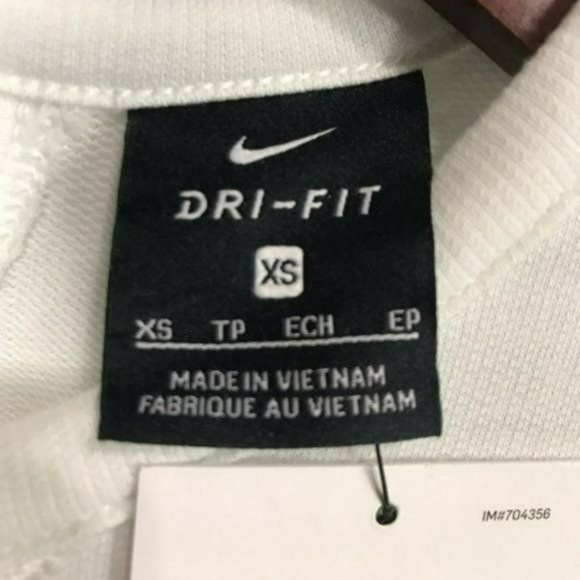 Nike White Active Training Yoga Top XS Oversized, New - Picture 3 of 7